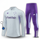 Kit agasalho de treino Cruzeiro I 2023/24 (Zíper Curto) - Loja Fanatizeiro