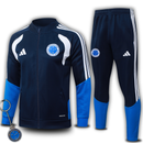 Kit agasalho de treino II Cruzeiro 2026/27 (zíper completo + bolsos)