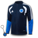Jaqueta agasalho de treino Cruzeiro II 2026/2027 (zíper completo + bolsos)